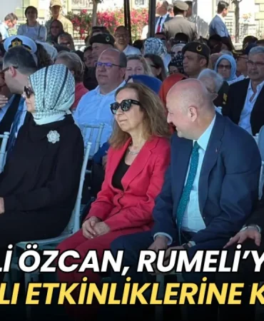Tekirdağ haberleri - Mestan Özcan, Rumeli’ye geçişin 672. yılı etkinliklerine katıldı