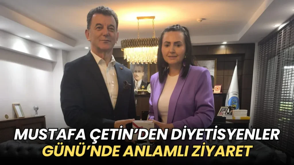 Kapaklı haberleri - Mustafa Çetin’den Diyetisyenler Günü’nde anlamlı ziyaret