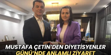 Kapaklı haberleri - Mustafa Çetin’den Diyetisyenler Günü’nde anlamlı ziyaret