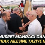 Tekirdağ haberleri - Nusret Mandacı’dan Albayrak ailesine taziye mesajı