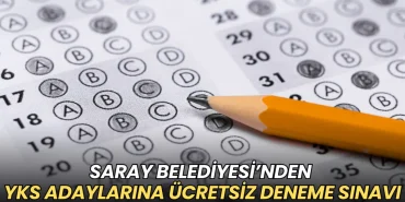 Saray haberleri - Saray Belediyesi’nden YKS adaylarına ücretsiz deneme sınavı