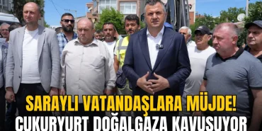 Saray haberleri - Saraylı vatandaşlara müjde! Çukuryurt doğalgaza kavuşuyor