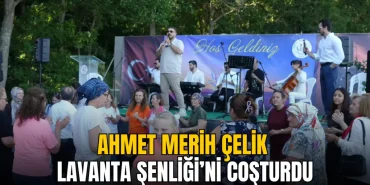 Tekirdağ haberleri - Saray’daki Lavanta Şenliği’nde Ahmet Merih Çelik rüzgârı esti