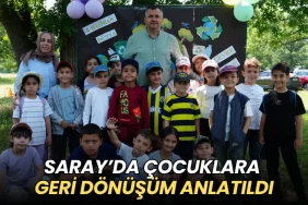 Saray haberleri - Saray’da Dünya Çevre Günü etkinliğinde çocuklara geri dönüşüm anlatıldı