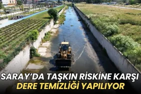 Saray’da Galata Deresi’nde temizlik ve düzenleme çalışmaları sürüyor 7 Tekirdağ haberleri - Saray’da Galata Deresi’nde temizlik ve düzenleme çalışmaları sürüyor