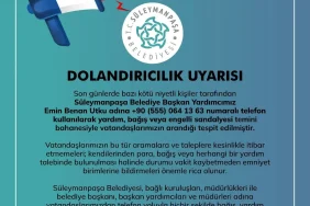 Süleymanpaşa haberleri - Süleymanpaşa Belediyesi'nden dolandırıcılık uyarısı: Bu numaraya dikkat!