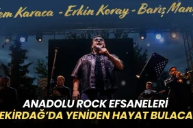 Çerkezköy haberleri - Anadolu Rock efsaneleri Tekirdağ’da yeniden hayat bulacak