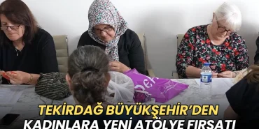 Tekirdağ haberleri - El emeği sanata dönüşüyor: Tekirdağ Büyükşehir’den kadınlara hasır şapka yapımı kursu