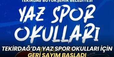 Tekirdağ haberleri - Tekirdağ’da Yaz Spor Okulları için geri sayım başladı