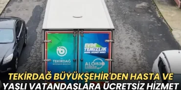 Tekirdağ haberleri - Tekirdağ Büyükşehir'den hasta ve yaşlı vatandaşlara ücretsiz hizmet