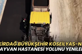 Tekirdağ haberleri - Tekirdağ Büyükşehir’den Köseilyas-NKÜ Hayvan Hastanesi yolunda asfalt hamlesi