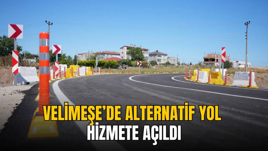 Ergene haberleri - Velimeşe’de alternatif yol hizmete açıldı