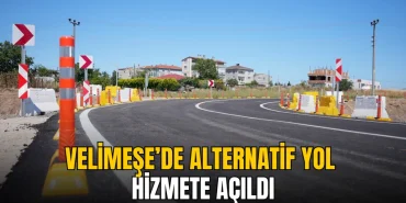 Ergene haberleri - Velimeşe’de alternatif yol hizmete açıldı