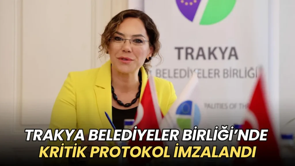 Trakya haberleri - Trakya Belediyeler Birliği’nde kritik protokol imzalandı