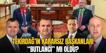 Tekirdağ haberleri - Tekirdağ'ın kararsız başkanları "butlancı" mı oldu?