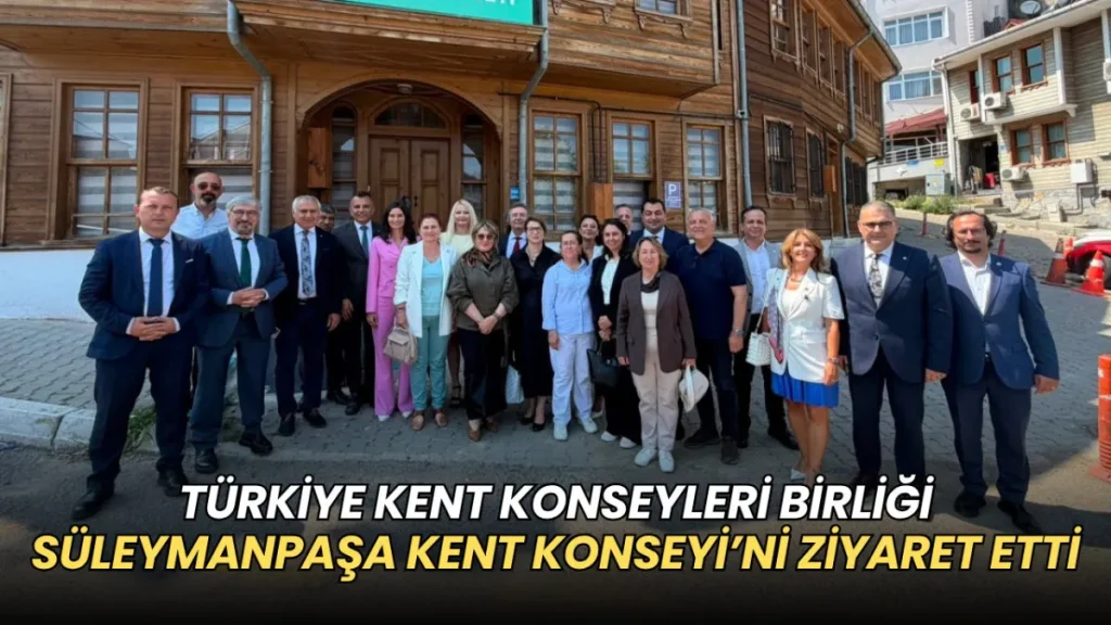 Süleymanpaşa haberleri - Türkiye Kent Konseyleri Birliği heyetinden Süleymanpaşa Kent Konseyi’ne ziyaret