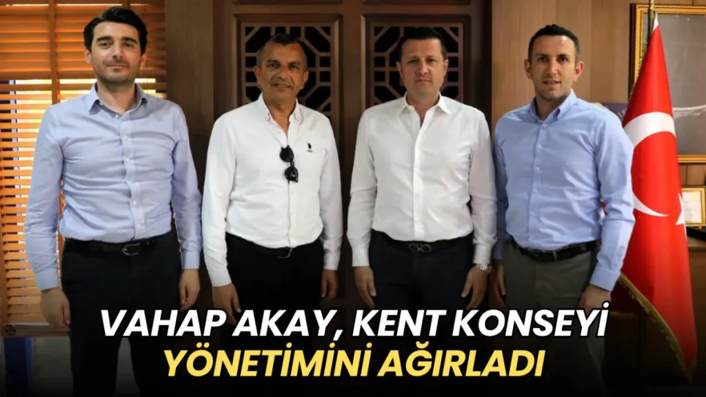 Çerkezköy haberleri - Vahap Akay, Kent Konseyi yönetimini ağırladı
