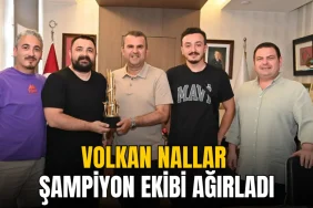 Süleymanpaşa haberleri - Volkan Nallar şampiyon ekibi ağırladı