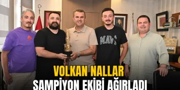 Süleymanpaşa haberleri - Volkan Nallar şampiyon ekibi ağırladı