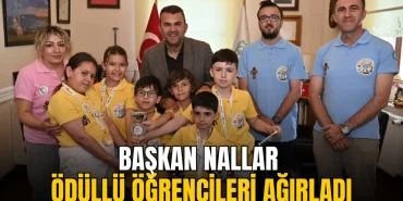 Volkan Nallar ödüllü öğrencileri belediyede ağırladı 18 Süleymanpaşa haberleri - Volkan Nallar ödüllü öğrencileri belediyede ağırladı
