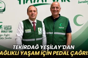 Tekirdağ haberleri - Yeşilay’dan sağlıklı yaşam için pedal çağrısı