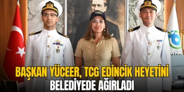 Tekirdağ haberleri - Candan Yüceer, TCG Edincik Komutanlığı heyetini ağırladı