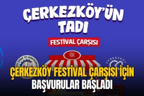 Çerkezköy haberleri - Çerkezköy Belediyesi 8. Kültür ve Sanat Festivali kapsamında düzenlenecek Festival Çarşısı için başvuru duyurusu.