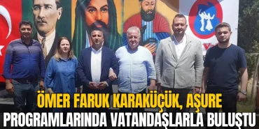 Tekirdağ haberleri - Ömer Faruk Karaküçük, aşure programlarında vatandaşlarla buluştu