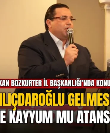 Tekirdağ haberleri - Onur Bozkurter: Sayın Kılıçdaroğlu gelmeseydi de CHP'ye kayyum mu atansaydı?