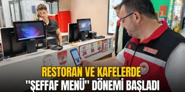 Tekirdağ haberleri - Restoran ve kafelerde "Şeffaf Menü" dönemi başladı
