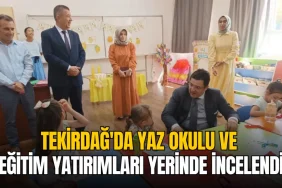 Tekirdağ haberleri - Tekirdağ İl Millî Eğitim Müdürü Dr. Aziz Yeniyol, yaz okulunu ziyaret ederek öğrencilerle bir araya geliyor.