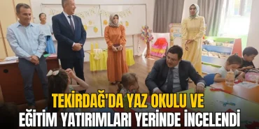 Tekirdağ haberleri - Tekirdağ İl Millî Eğitim Müdürü Dr. Aziz Yeniyol, yaz okulunu ziyaret ederek öğrencilerle bir araya geliyor.