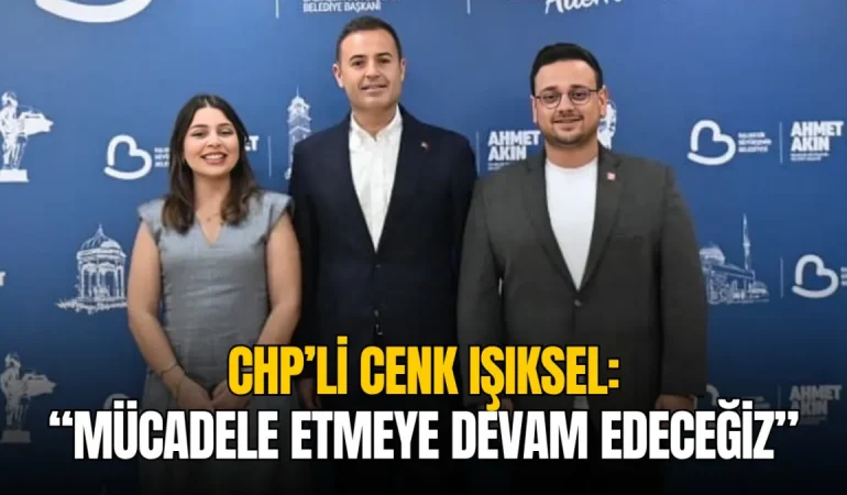Tekirdağ haberleri - CHP'li Cenk Işıksel: "Mücadeleye devam edeceğiz"