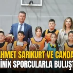 Çorlu haberleri - Ahmet Sarıkurt ve Candan Yüceer minik sporcularla buluştu