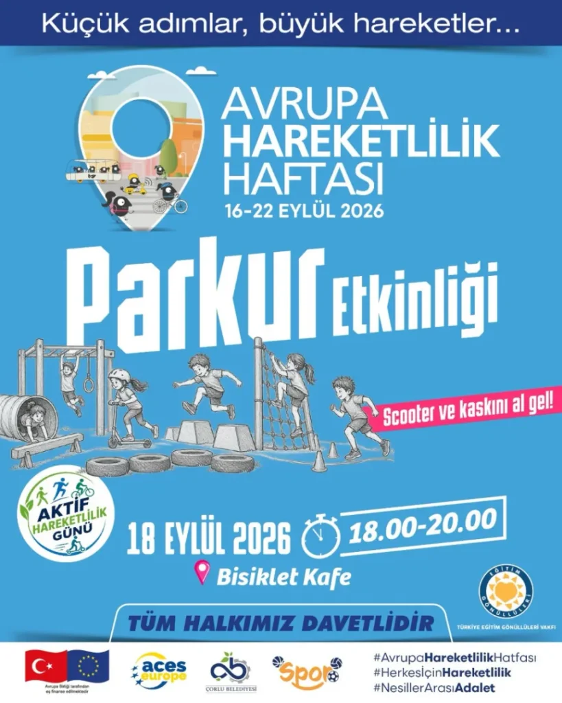 Çorlu haberleri - Çorlu’da çocuklar için Bisiklet Kafe'de parkur etkinliği düzenlenecek