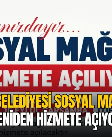 Saray Belediyesi Sosyal Mağaza'yı yeniden hizmete açıyor