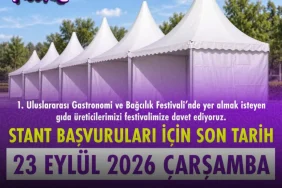 Tekirdağ'da Gastronomi ve Bağcılık Festivali için stant başvuruları başladı 9 TEKİRDAĞ’DA GASTRONOMİ VE BAĞCILIK FESTİVALİ İÇİN STANT BAŞVURULARI BAŞLADI