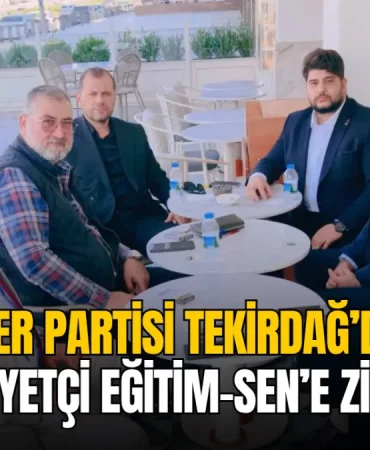 Zafer Partisi Tekirdağ'dan Hürriyetçi Eğitim-Sen'e ziyaret