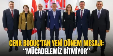 Cenk Boduç’tan yeni dönem mesajı: “Mücadelemiz bitmiyor” 11 Cenk Boduç’tan yeni dönem mesajı: “Mücadelemiz bitmiyor”