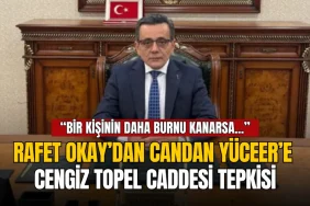 Rafet Okay’dan Candan Yüceer’e Cengiz Topel Caddesi tepkisi: "Bir kişinin daha burnu kanarsa..." 12 Rafet Okay’dan Candan Yüceer’e Cengiz Topel Caddesi tepkisi
