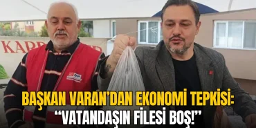 CHP'li Ozan Varan’dan ekonomi tepkisi: “Vatandaşın filesi boş!”