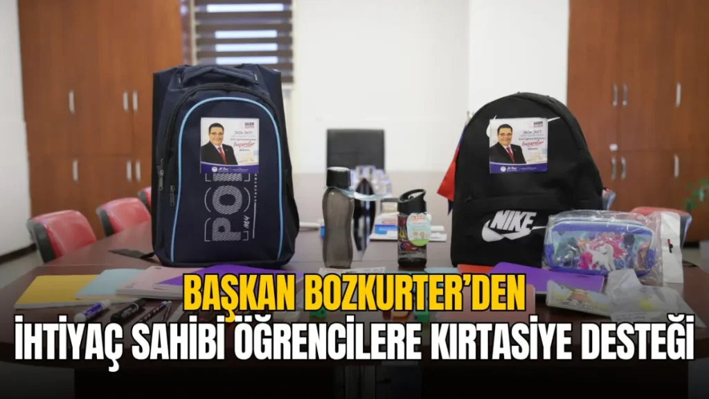 Marmaraereğlisi Belediyesi'nden ihtiyaç sahibi öğrencilere kırtasiye desteği