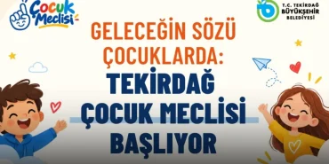 Tekirdağ Çocuk Meclisi başvuruları başladı: Son gün 20 Ekim 19 Tekirdağ Çocuk Meclisi başvuruları başladı: Son gün 20 Ekim